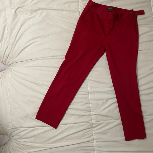 HP🎉 Ralph Lauren Red Pants - Picture 4 of 8